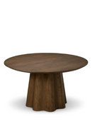 Table de Salle à Manger Colonne en Chêne Foncé | Eichholtz Papyrus