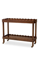 Chariot Marron à Bords Festonnés | Eichholtz Harrold | OROA.fr