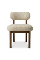 Chaise de Salle à Manger en Chenille avec Cadre en Bois | Eichholtz Duveen | OROA.fr