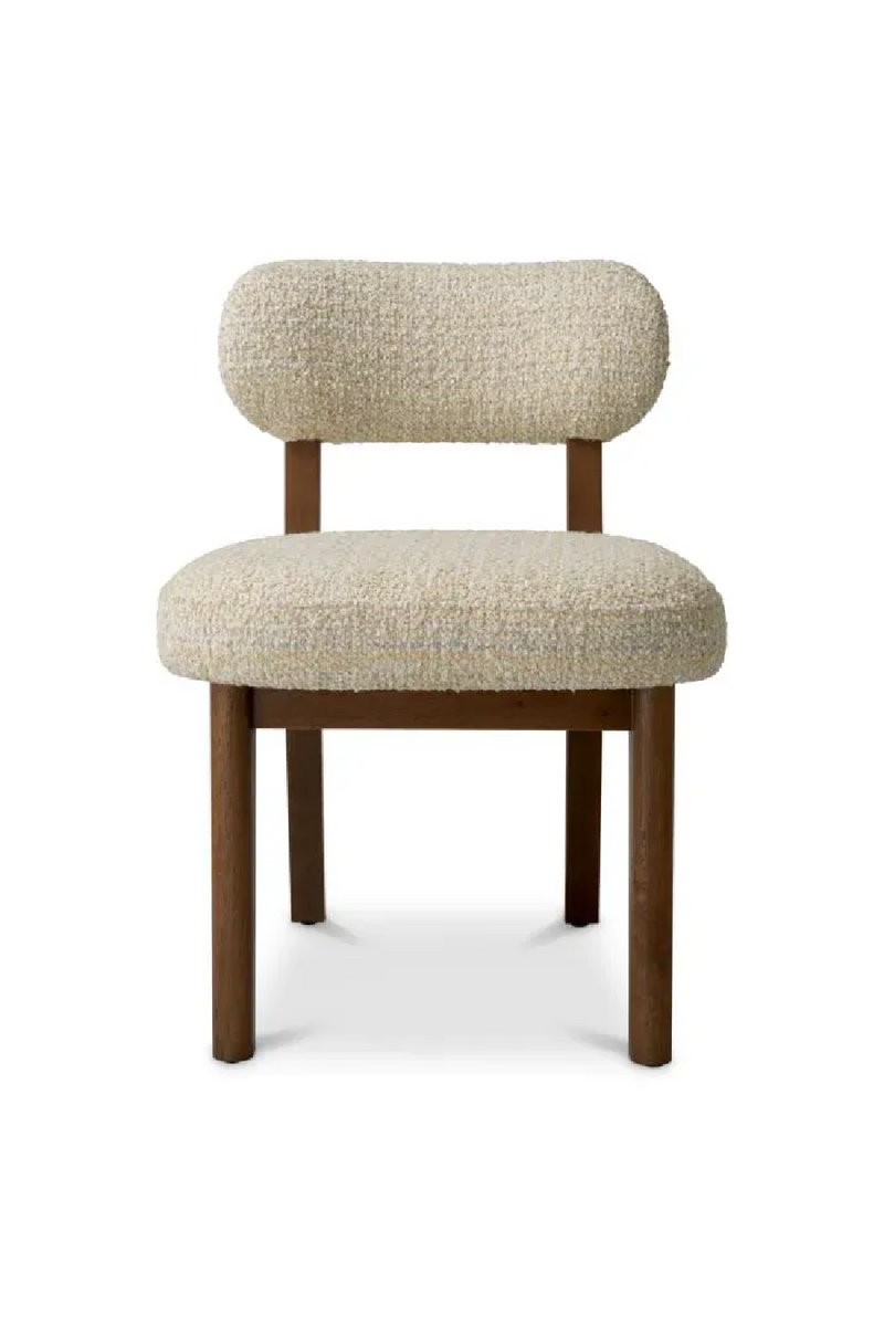 Chaise de Salle à Manger en Chenille avec Cadre en Bois | Eichholtz Duveen | OROA.fr