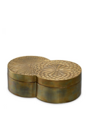 Boîte En Laiton Antique Gravée | Eichholtz Meiji | OROA.fr