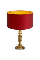 Lampe De Table A Abat-Jour En Soie Rouge | Eichholtz Francis | OROA.fr