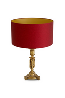 Lampe De Table A Abat-Jour En Soie Rouge | Eichholtz Francis | OROA.fr