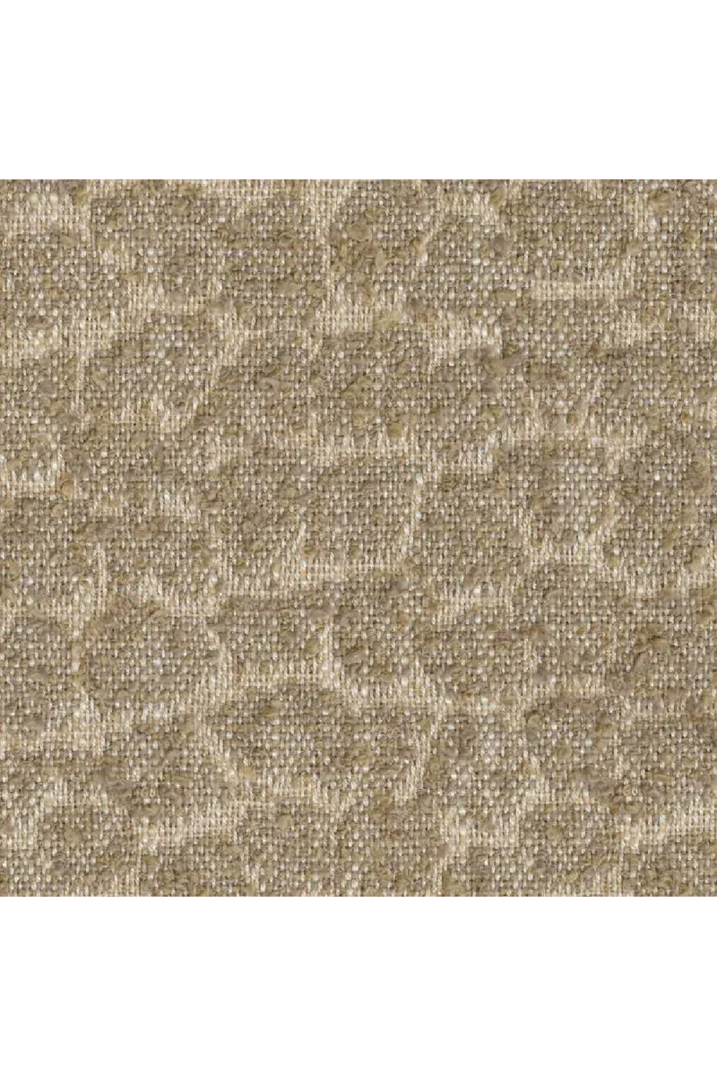 Chaise de Salle à Manger Pivotante en Jacquard Beige | Eichholtz Marly | OROA.fr