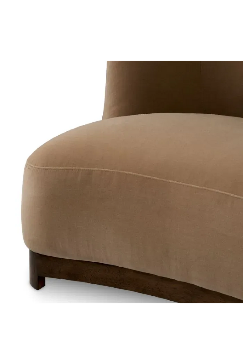 Fauteuil de Salon en Laine Brune | Eichholtz Stelvio | OROA.fr