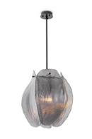 Chandelier en verre fume | Met x Eichholtz Hibis | OROA.fr