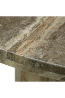 Table de Salle a Manger Ronde en Travertin | Met x Eichholtz Florence | OROA.fr