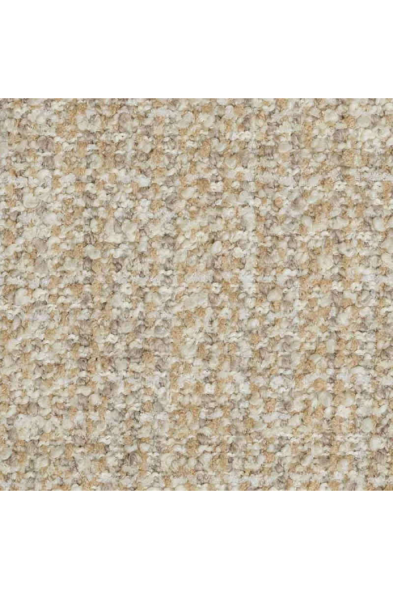 Tabouret Superposé en Chenille Beige | Eichholtz Fifth | OROA.fr