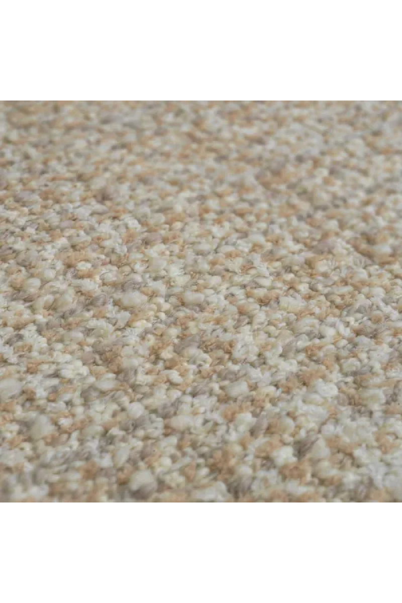 Tabouret Superposé en Chenille Beige | Eichholtz Fifth | OROA.fr