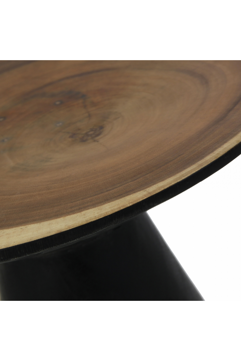 Table d'appoint conique noire | Vical Home Arusa | OROA.fr