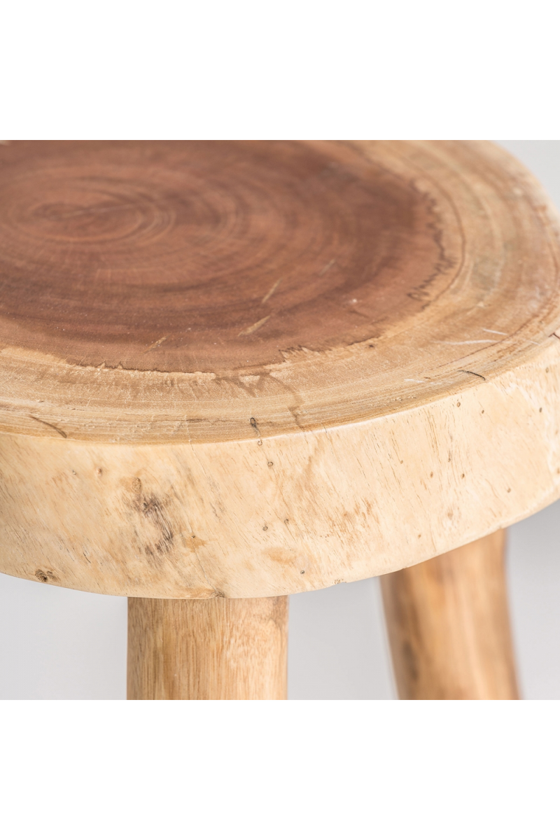 Tabouret 3 pieds en bois de Suar| Vical Home Clues | OROA.fr