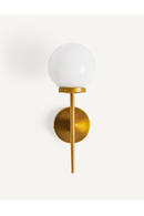 Lampe murale design avec orbe en verre blanc | Vical Home Ball
