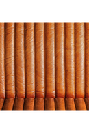 Canapé bar en cuir brun | Vical Home Chadron | OROA.fr