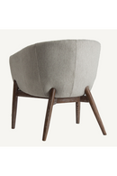 Fauteuil baril clouté blanc | Vical Home Neive | OROA.fr