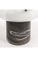 Lampe de table cylindrique en marbre noir S | Vical Home Eira