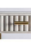 Table console crème à 2 tiroirs | Vical Home Glees | OROA.fr