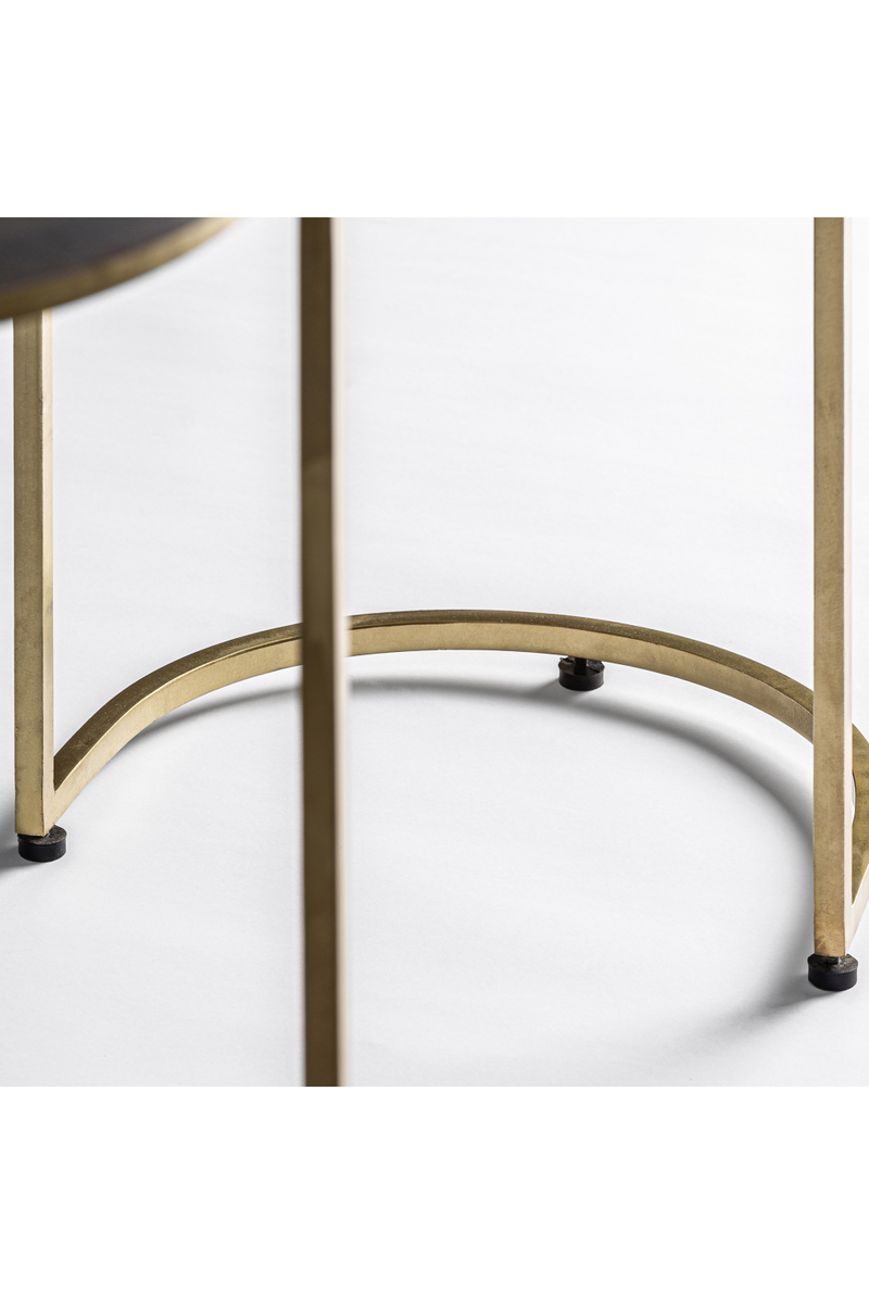 Table console crème à 2 tiroirs | Vical Home Glees | OROA.fr