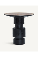 Table d'appoint en bois tropical noir | Vical Home Sauris | OROA.fr