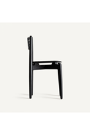 Chaise de salle à manger en métal noir (2) | Vical Home Plisse | OROA.fr