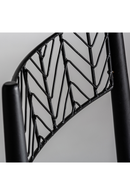 Chaise de salle à manger en métal noir (2) | Vical Home Plisse | OROA.fr