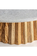 Table basse à base centrale cannelée | Vical Home Plisse | OROA.fr