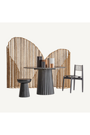 Table de salle à manger à base centrale noire| Vical Home Plisse | OROA.fr