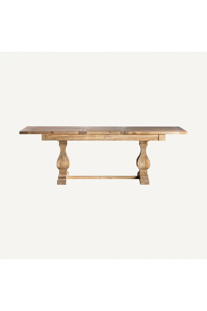 Table extensible en bois d'orme L | Vical Home Berca | OROA.fr