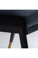 Chaise de salle à manger en velours noir | Vical Home Trun | OROA.fr