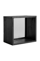 Étagère noire modulaire en bois de mahogany | Vical Home Bruch | OROA.fr