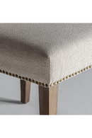 Chaise haute de salle à manger rembourrée grise (2) | Vical Home Berney | OROA.fr