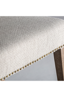 Chaise haute de salle à manger rembourrée grise (2) | Vical Home Berney | OROA.fr