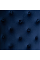 Chaise de salle à manger cloutée en velours bleu (2) | Vical Home Isella | OROA.fr