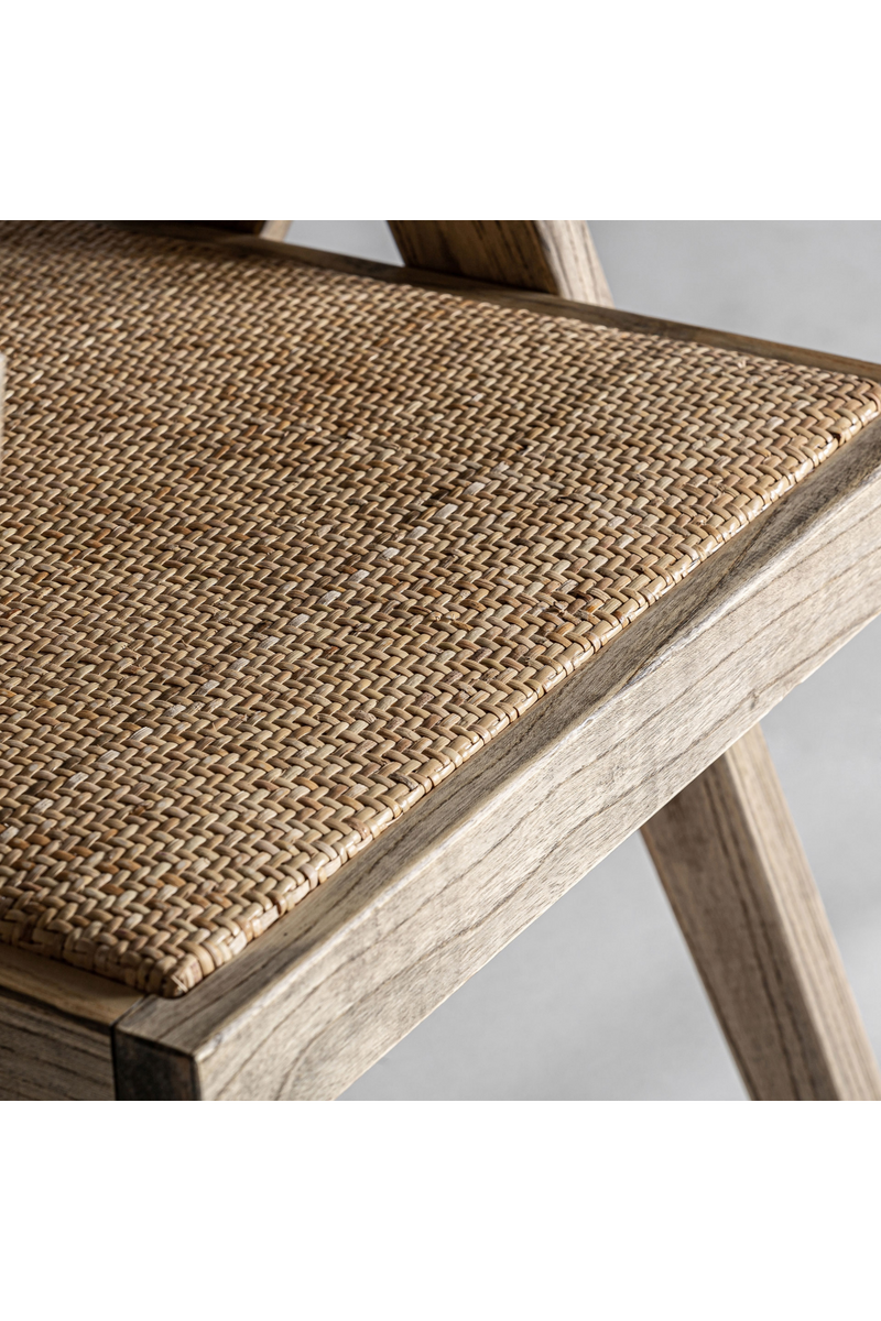 Chaise d'appoint en rotin naturel | Vical Home Cieza | OROA.fr