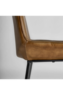 Chaise de salle à manger en cuir Camel (2)| Vical Home Morton | OROA.fr
