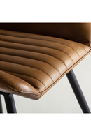 Chaise de salle à manger en cuir Camel (2)| Vical Home Morton | OROA.fr