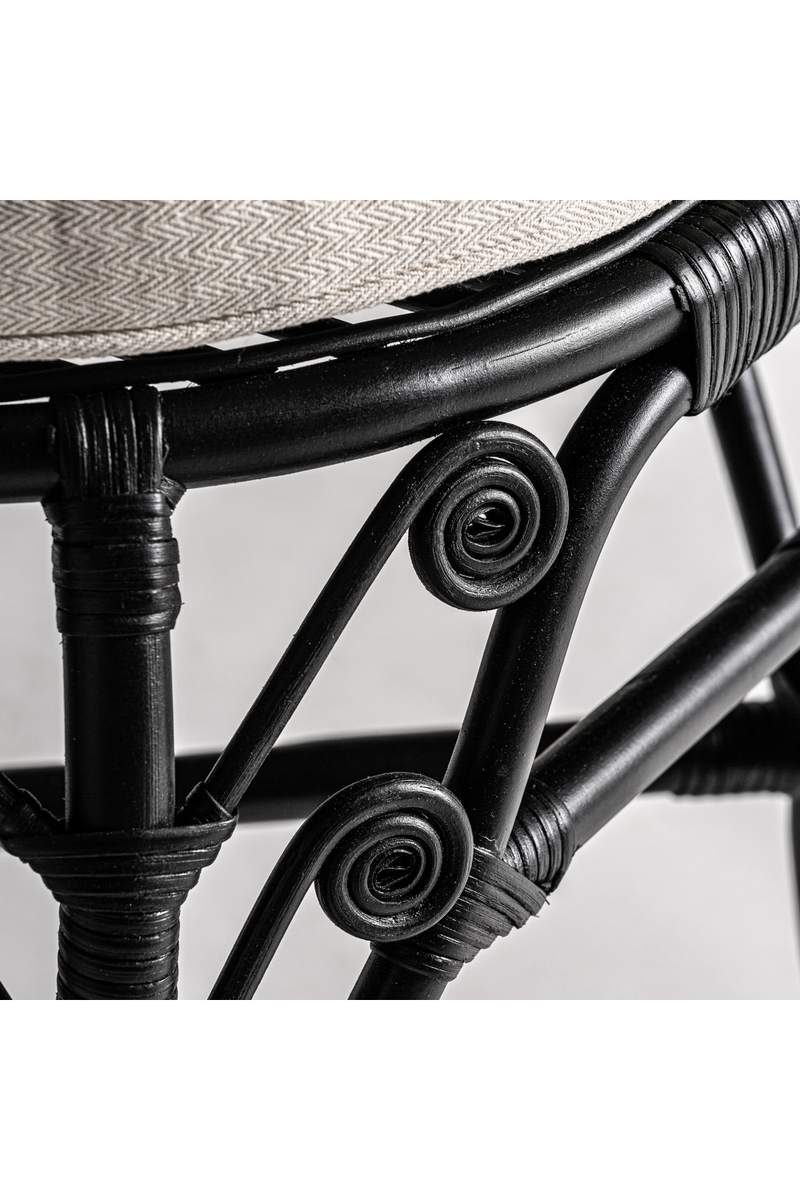 Fauteuil en rotin noir | Vical Home Nulvi | OROA.fr