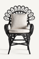 Fauteuil en rotin noir | Vical Home Nulvi | OROA.fr