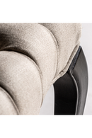 Chaise de salle à manger touffue en lin gris (2) | Vical Home Jena | OROA.fr