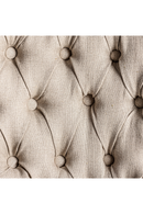 Chaise de salle à manger touffue en lin gris (2) | Vical Home Jena | OROA.fr