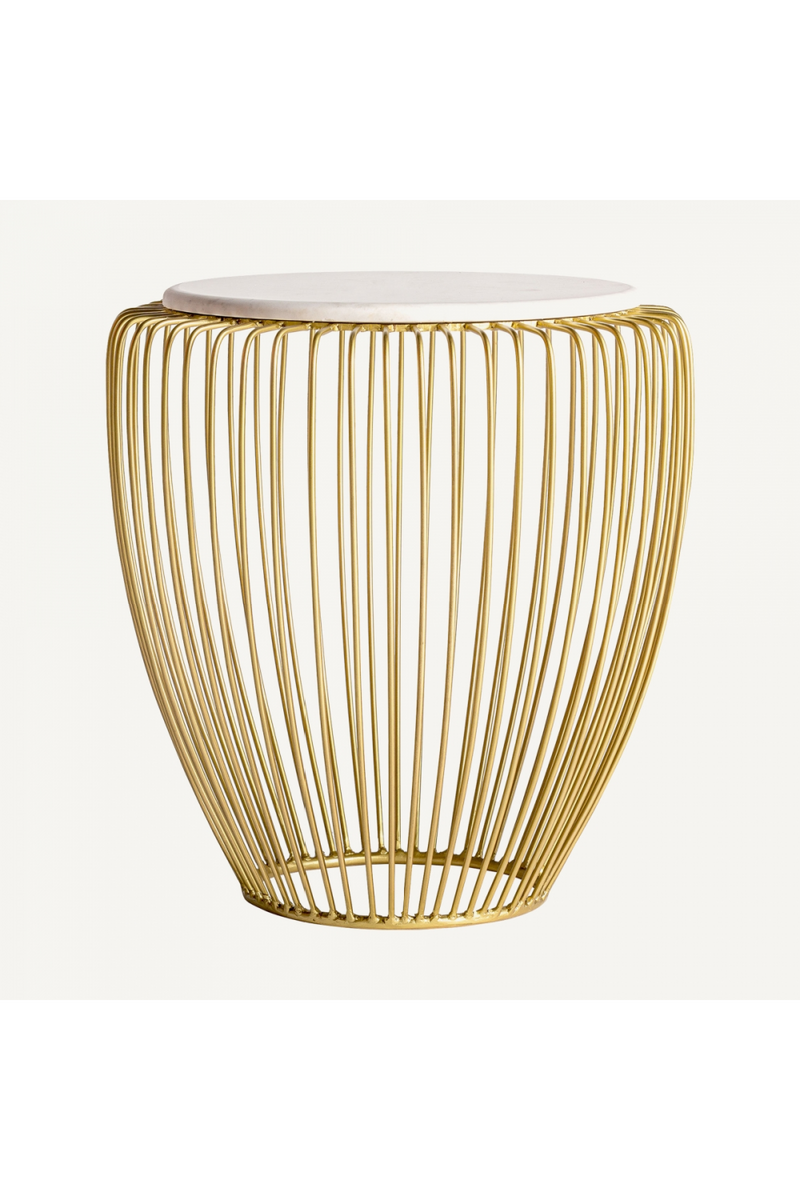 Table d'appoint Gold Rail | Vical Home Digny | OROA.fr