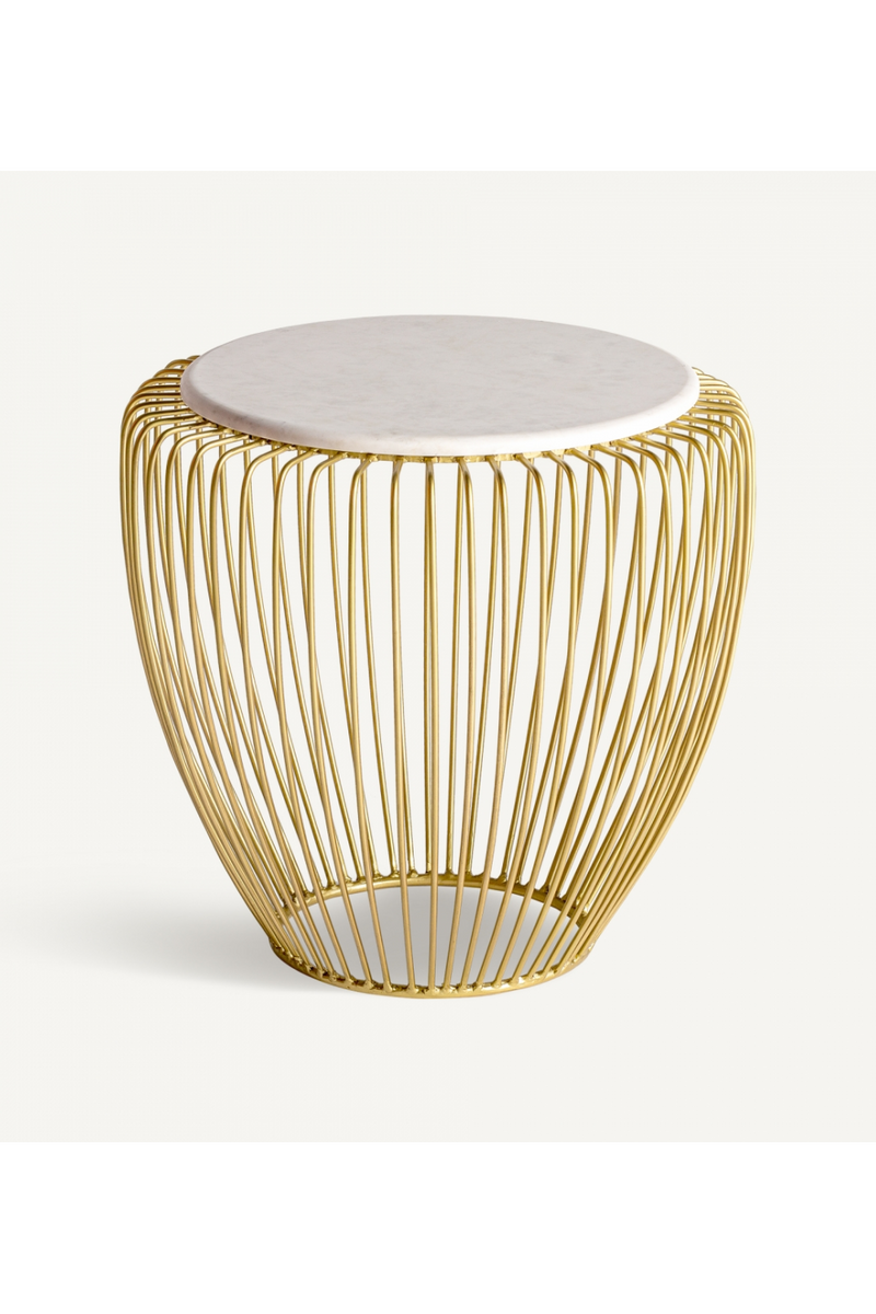 Table d'appoint Gold Rail | Vical Home Digny | OROA.fr