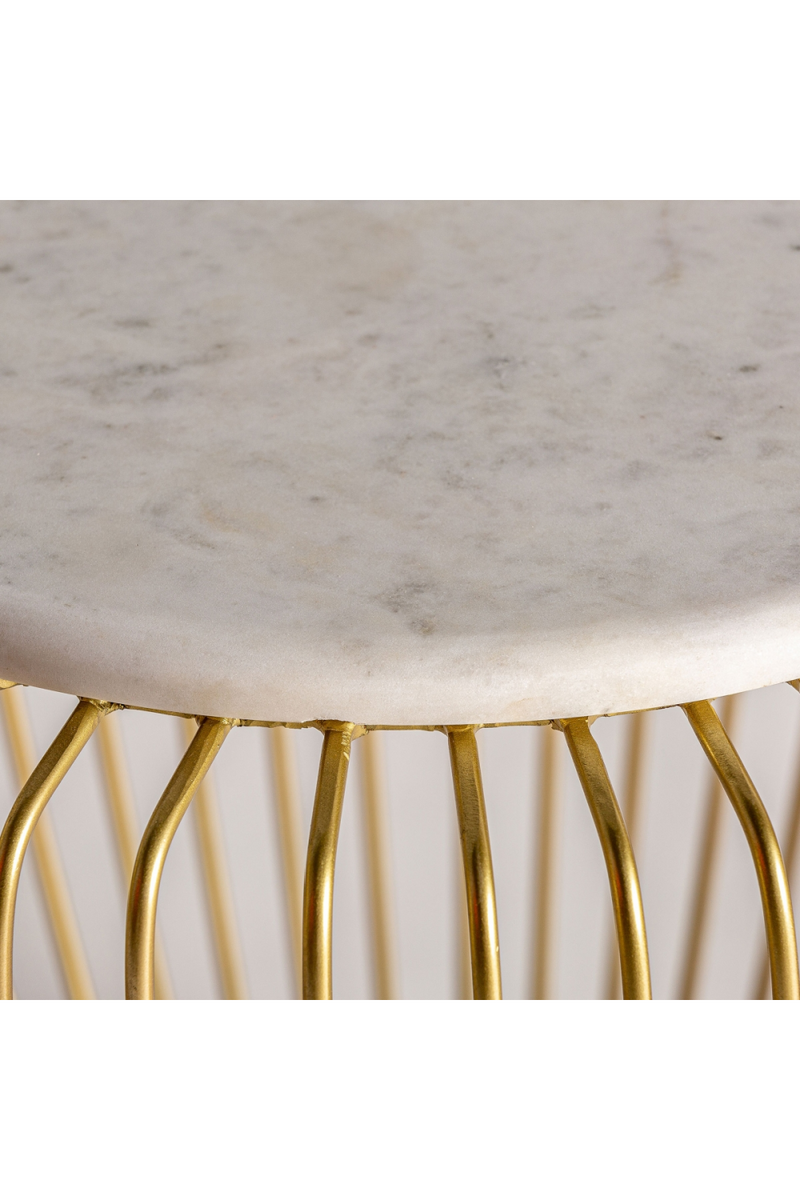 Table d'appoint Gold Rail | Vical Home Digny | OROA.fr