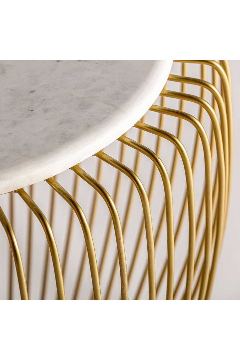 Table d'appoint Gold Rail | Vical Home Digny | OROA.fr