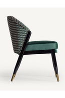 Chaise à manger en velours vert | Vical Home Kelheim | OROA.fr