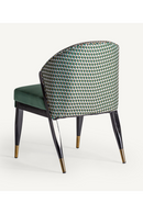 Chaise à manger en velours vert | Vical Home Kelheim | OROA.fr