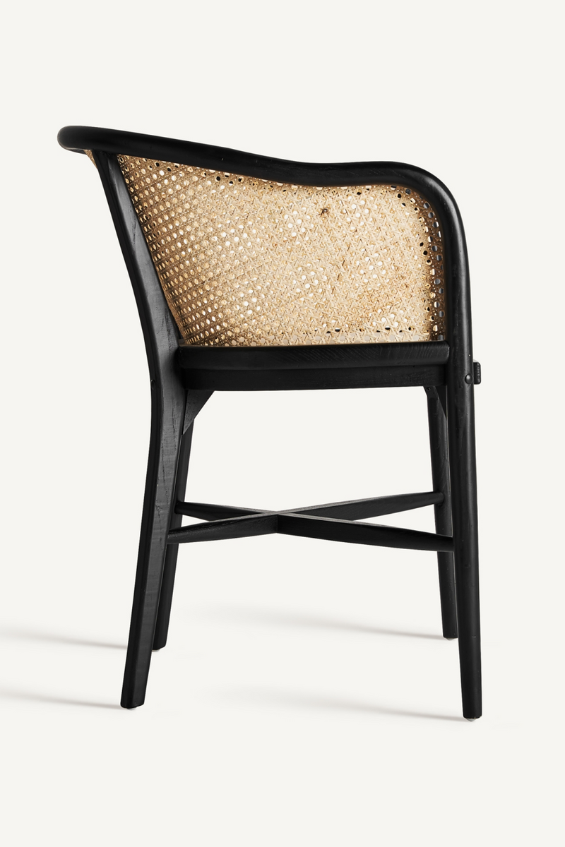 Fauteuil d'extérieur en bouleau noir | Vical Home Nuchis | OROA.fr