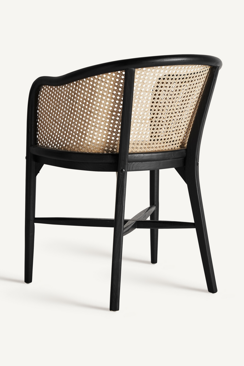 Fauteuil d'extérieur en bouleau noir | Vical Home Nuchis | OROA.fr