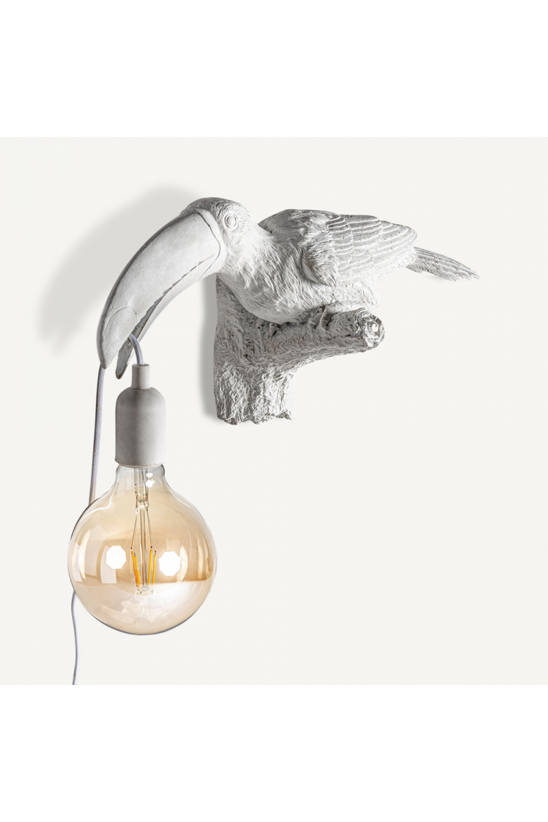 Lampe murale en forme d'oiseau blanc | Vical Home Tucan