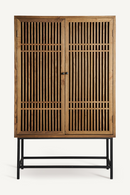 Armoire en bois d'orme à lattes | Vical Home Xuzhou | OROA.fr