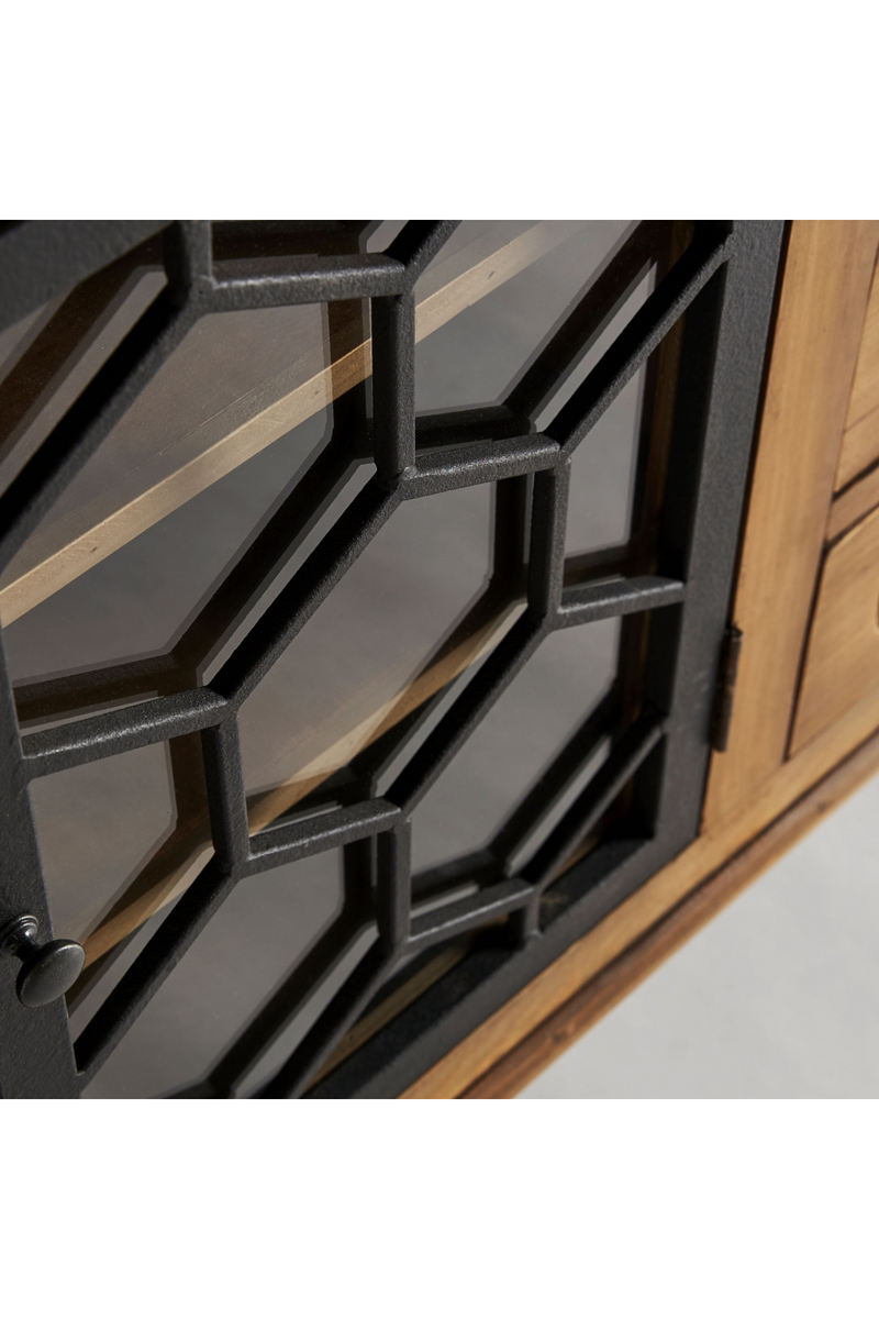 Buffet 4 portes à motif hexagonal | Vical Home Lavik